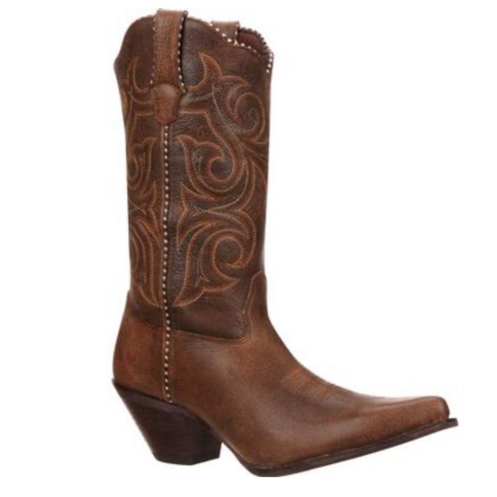 Crush by Durango Scall-upped brown leather cowboy boots 11M